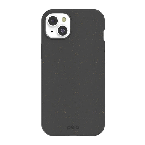 Pela Compostable Eco-Friendly Classic Case w/MagSafe module for iPhone 15 Series 16940-IP14MAX-BLACK